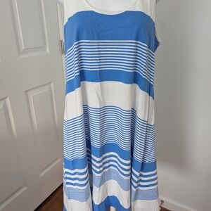 Lilly Pulitzer Blue and White Striped Dress